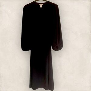 H&M Classic Black‎ Long Sleeve Dress